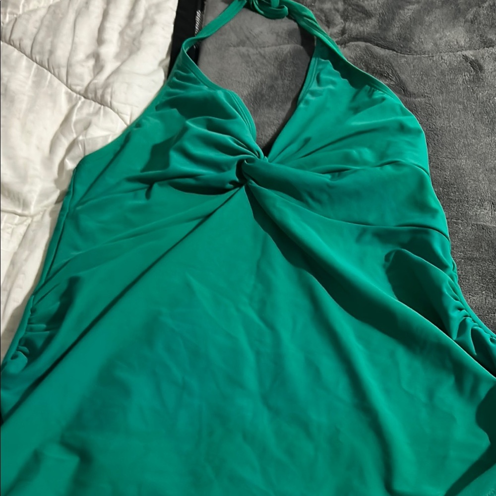 Old Navy Teal Halter Top